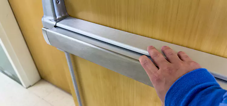 Installing a Push Bar on a Door West Sacramento